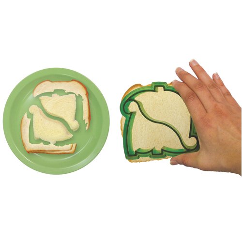 DINOSAUR sandwich crust CUTTER kid's School LUNCH NEW