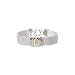 14K Yellow Gold and Sterling Silver 1/3 ct. Diamond Bracelet - 8''