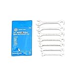 Wright Tool #799 7-Piece Miniature Metric Open End Angled Wrench Set [並行輸入品]
