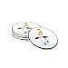 Pfaltzgraff Penguin Skate Set Of Four 4-Inch Coasters