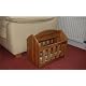 New Natural Solid Oak Magazine Rack