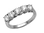 1.35 cttw Round Diamonds Band LIFETIME WARRANTY
