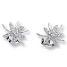 Jewelry : Ladies Diamond Snowflake Earrings