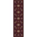 Prairie Star Rug - Garnet (2'1"x7'8" Runner)