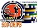 Custom Poker Chips: Put your image, Promotional Logo, or Design on a chip - 500 Full Color 11.5 gram poker chips