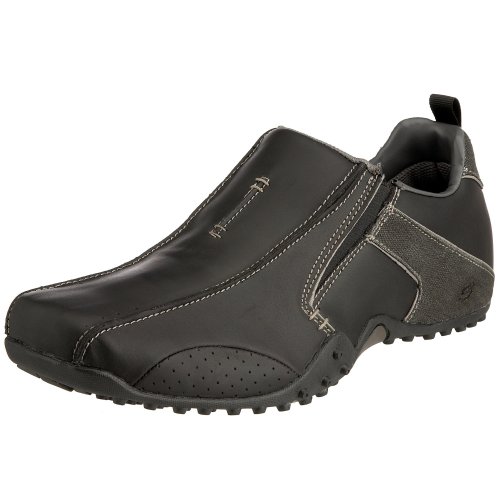 Skechers Men's Solver Casual Slip On,Black,9 M