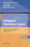 ENTERprise Information Systems: International Conference, CENTERIS 2011, Vilamoura, Algarve, Portugal, October 5-7, 2011. Proceedings, Part III (Communications in Computer and Information Science)