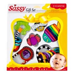 Sassy Baby's First Toys 6 Piece Gift Set