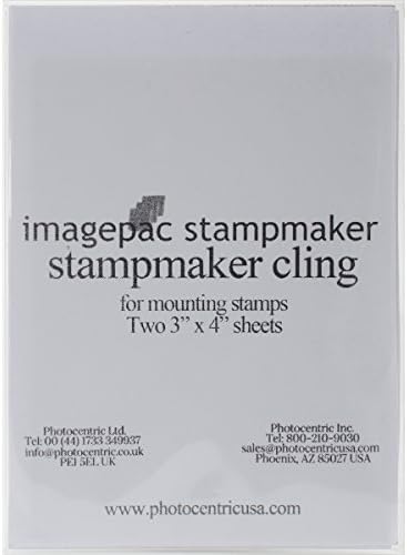 Imagepac Stampmaker Cling Film 3"X4" 2/Pkg-
