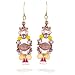Tropical Citrus Crystal Elegance Earrings by Margo #0080PR GE OE