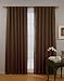 Eclipse Fresno 52 by 84-Inch Blackout Window Curtain, Espresso