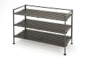 Seville Classics Resin-Wood Composite Utility Shoe Rack