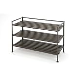 Seville Classics Resin-Wood Composite Utility Shoe Rack