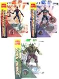 Marvel Zombies ZOMBIE Colonel Captain America, Incredible Hulk, Spider man 3 Figure Set Marvel Select 415PCm2FrFL. SL160 Marvel Zombies ZOMBIE Colonel Captain America, Incredible Hulk, Spider man 3 Figure Set Marvel Select