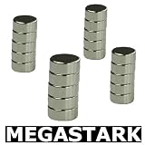 30 Mini Magnete (MEGA Haftkraft) 6x3 mm.