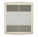 Broan Model QTR110L 110 CFM Ultra Silent Bath Fan, White Grille