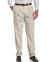Savane Men's Big & Tall Wrinkle Free Pleated Twill