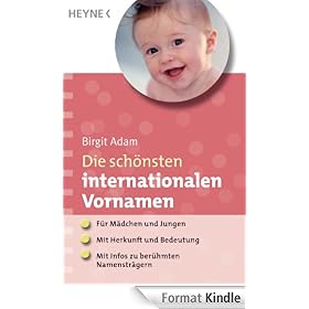 Die schönsten internationalen Vornamen: - Für Mädchen und Jungen - - Mit Herkunft und Bedeutung - - Mit Infos zu berühmten Namensträgern