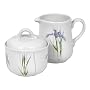 Corelle Coordinates Sugar and Creamer Set, Shadow Iris