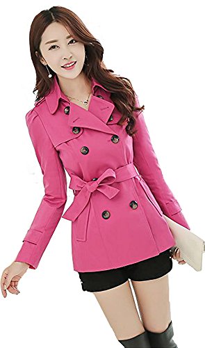 ジャケット コート ダブル ウール ショートコート トレンチコート ピーコート デート カジュアル セクシー キュート エレガンス レディース 秋物 冬物 可愛いスカーフ付き R482