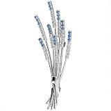 Vintage Silver Tone Studded Strands Of Grass Brooch Gifts