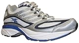 Reebok Men's EZ Runner Running Shoe,White/Silver/Navy,6.5 M