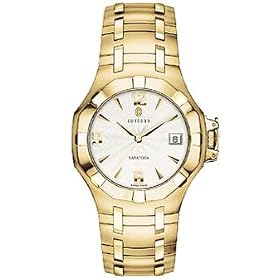 Click here to buy Concord Saratoga 18k Solid Gold Mens Watch - 0310821 by Concord.