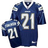 Reebok San Diego Chargers Ladainian Tomlinson Replica Jersey Extra Large
