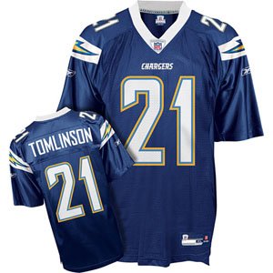 Reebok San Diego Chargers Ladainian Tomlinson Replica Jersey Extra Large