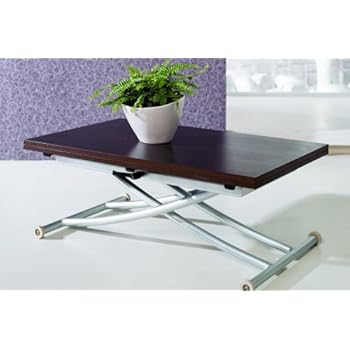 Table basse relevable extensible FIRST Wengé