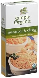 Simply Organic Macaroni & Cheddar Cheese, 6-Ounce Boxes (Pack of 12)
