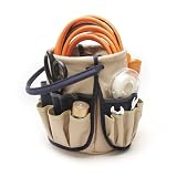 Shower Bucket Tote - Tan/Navy (More Colors Available)
