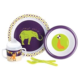 Skip Hop Table Fun Circus Pals Feeding Set - 5 Piece