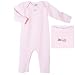 Apparel : Petit Bateau Classic Pink Stripe Romper for Baby Girl