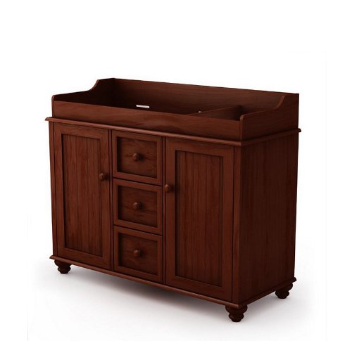 Baby Changing Table Country Style in Sumptuous Cherry Finish