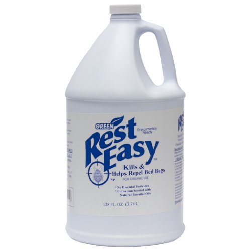 Green Rest Easy Bed Bug Spray, Gallon Refill (128 oz)