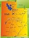 Wallmonkeys Peel and Stick Wall Decals - Detailed Vector Map of Utah State, Usa - Removable Graphic