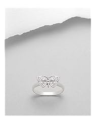 Butterfly Ring In 92.5 Sterling Silver