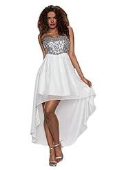 Junior Cocktail Bandeau Neck Polyester/Spandex Sequined  Dress