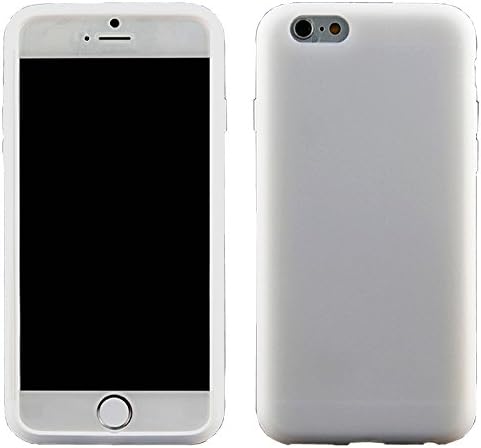 iphone 6 Cases,Golden fame Touch Screen Mobile Phone Protective Sleeve TPU Matte Shell for iphone 6 4.7" [HB09] CR White