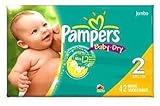 Pampers Baby Dry Diapers Jumbo Pack, Size 2, 84 Count