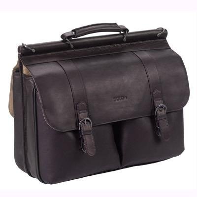 SOLO D535-3 Classic Collection Colombian Leather 15.6″ Laptop Portfolio