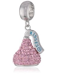 Hershey Jewelry Sterling Silver Swarovski Elements 3D Dangle Charm