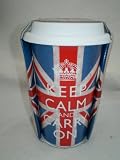 Keep Calm Union Jack Travel Mug (Carry On)