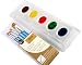 Bianyo Synthetic Flat Paint Brushes with Reusable Palette, 6 Piece Set RS.199.00