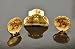 Reutter Porcelain Miniature Equestrian Clock and Plate Set