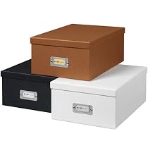 Bigso Box of Sweden - Boîte de rangement pour cd/dvd 'GUSTAV' - Blanc