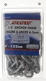 Unified Marine 50074742 Galvanized Anchor Chain (0.25- Inch x 4 - Feet)