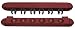 Roman-Style Two-Piece Wall Rack, Mahogany, 6 Cue