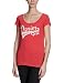 TOM TAILOR Denim Damen T-Shirt 10216390971/denim girl shirt, Gr. 38 (M), Rot (4103)